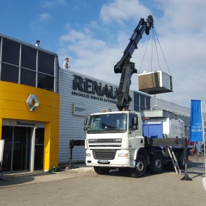 Installation d'un Roof  Top chez le concessionnaire Renault à Brignoles